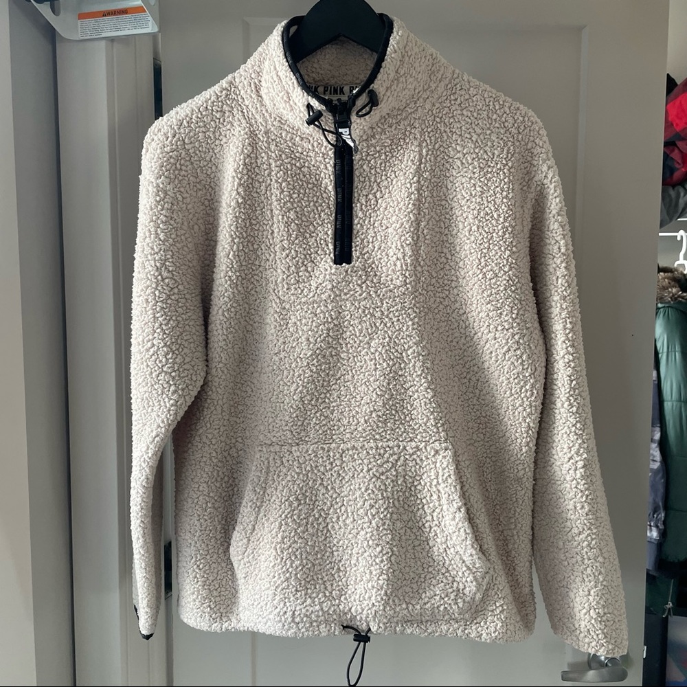 PINK Sherpa sweater